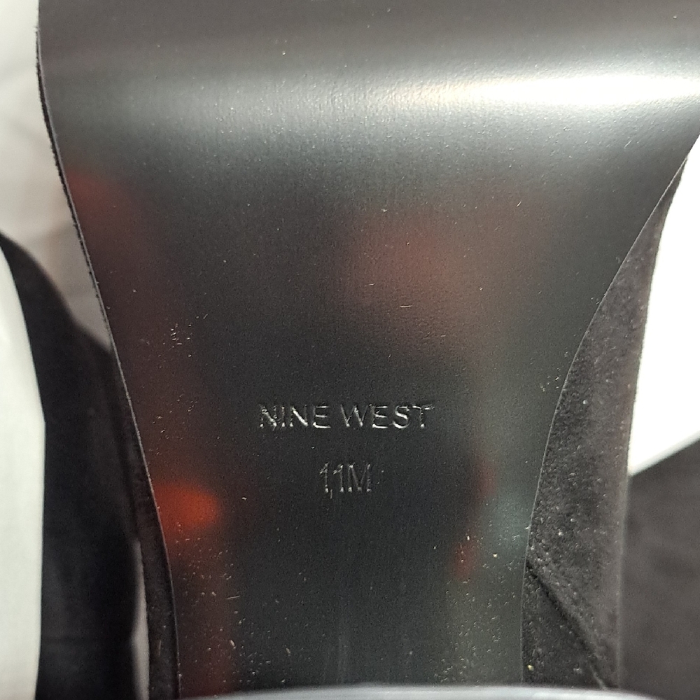 Nine West Suede Heeled Boots - Picture 3 of 9